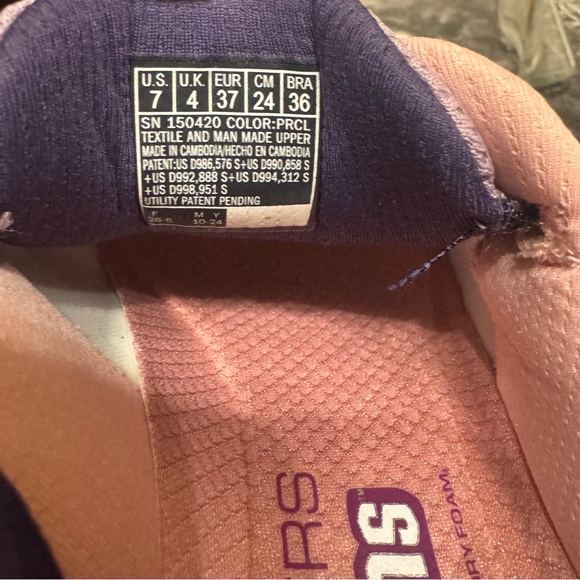 Skechers Slip Ins Womens Sz 7 Glide Step Pro 150420 Purple & Pink Comfort - Picture 6 of 14